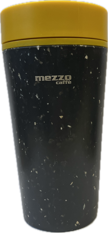 Circular Cup Black/Mustard 340 ml