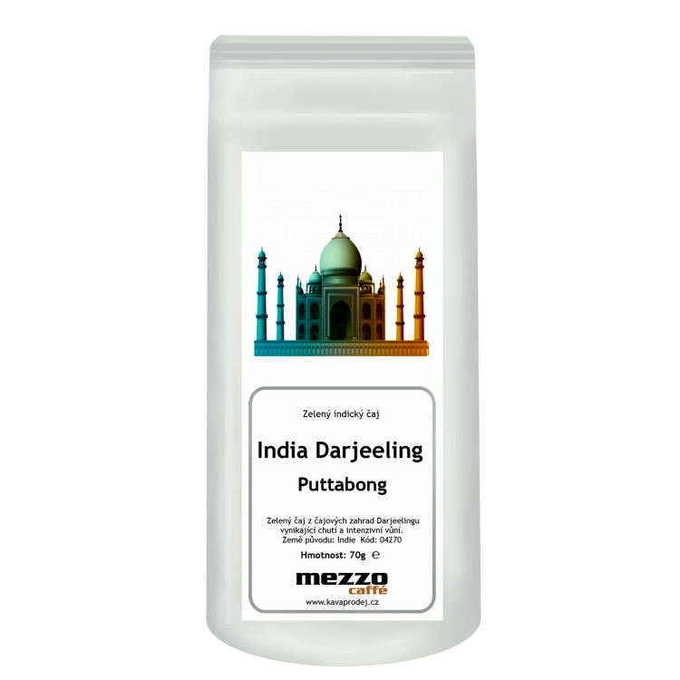 India Darjeeling Puttabong green 70g